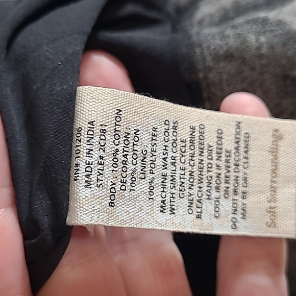 Soft Surroundings Jacket Blazer Womens Size S Cropped 3D Floral Decoration - Picture 3 of 6